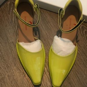 Marine Serre lime green shoes size 9 new